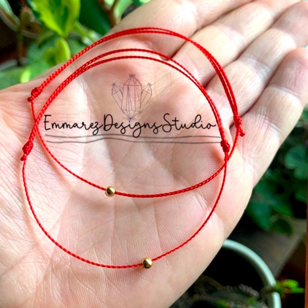 ✨18K Gold ✨ Red Thread Bracelets✨ Kabbalah ✨ Friendship Bracelet ✨ Luck ✨
